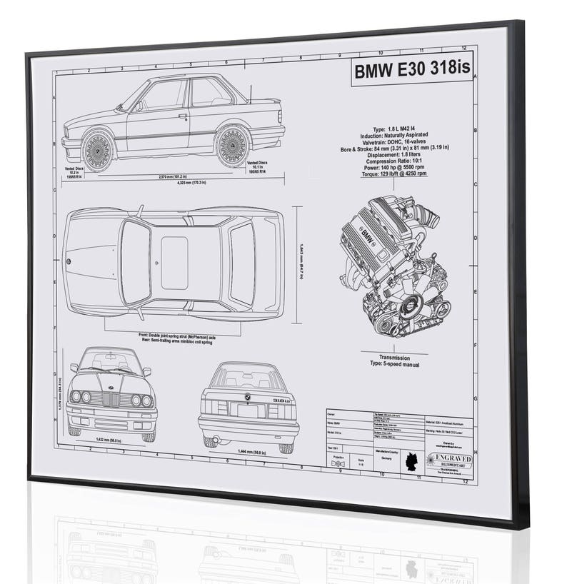 Bmw e30 blueprint
