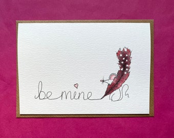 Valentine's Day card - Be mine