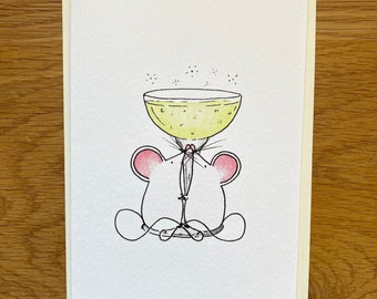 A card to toast to..... friendship, birthdays, anniversaries, catch ups - you choose the wording