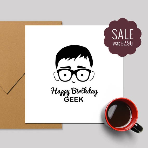 Carte De Joyeux Anniversaire Geek Garcon Ou Fille Carte Etsy Carte De Joyeux Anniversaire Geek Garcon Ou Fille Carte Etsy