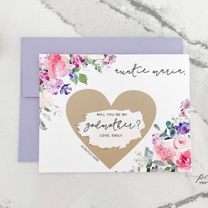 Voulez-vous être ma carte de marraine, carte de proposition de marraine, être ma marraine, carte à gratter de marraine, proposition de marraine, proposition de marraine