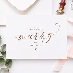 Carte de mariage, carte pour le marié, carte pour la mariée, à l'autel, carte à mon mari, carte à ma femme, carte de mariage du marié