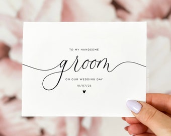 Wedding Day Card, Card for Groom, Card for Bride, See you at the Altar Card, To my Husband Card, To my Wife Card, Groom Wedding Card