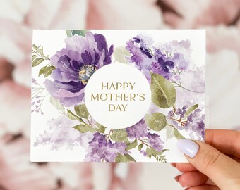 Mother's Day Card, First Mother's Day Card, Floral Mother's Day Card, 1st Mother's Day Card, Grandmother Mother's Day Card, Mothers Day Card