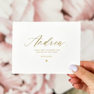Carte du jour du mariage, Carte pour le marié, Carte pour la mariée, Rendez-vous à l’autel, Carte à mon mari, Carte à ma femme, Carte de mariage du marié