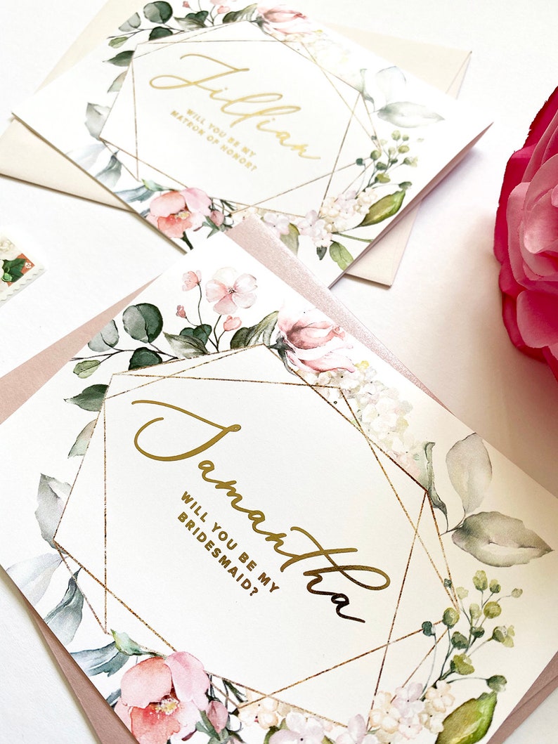 Werden Sie meine Brautjungfer Karte Brautjungfer Vorschlag | Etsy