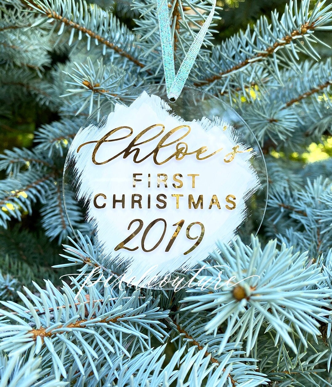 Baby's First Christmas Ornament Personalized Christmas - Etsy Canada