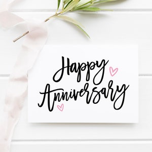 Carta del primo anniversario, carta dell'anniversario di matrimonio, primo anniversario, carta del 1° anniversario, anniversario del marito, carta dell'anniversario