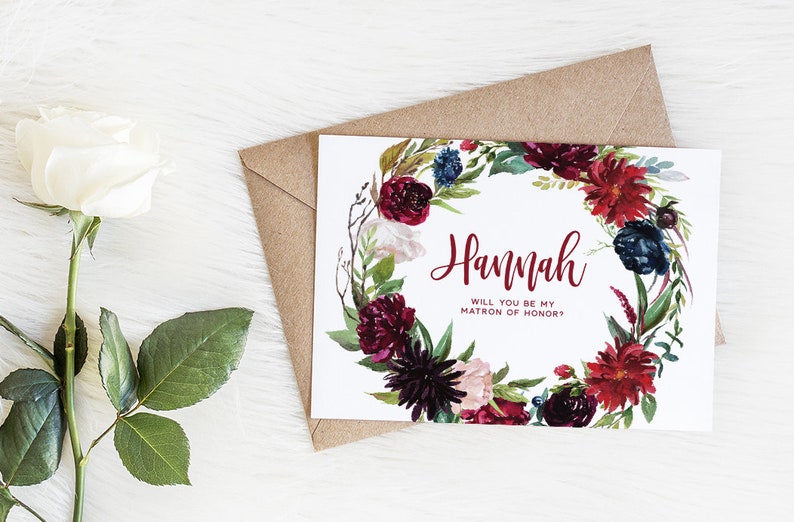etsy will you be my maid of honor