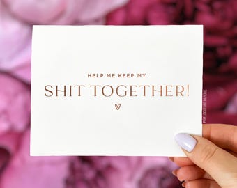 Personalized Bridesmaid Proposal Card, Funny Will You Be My Maid of Honor