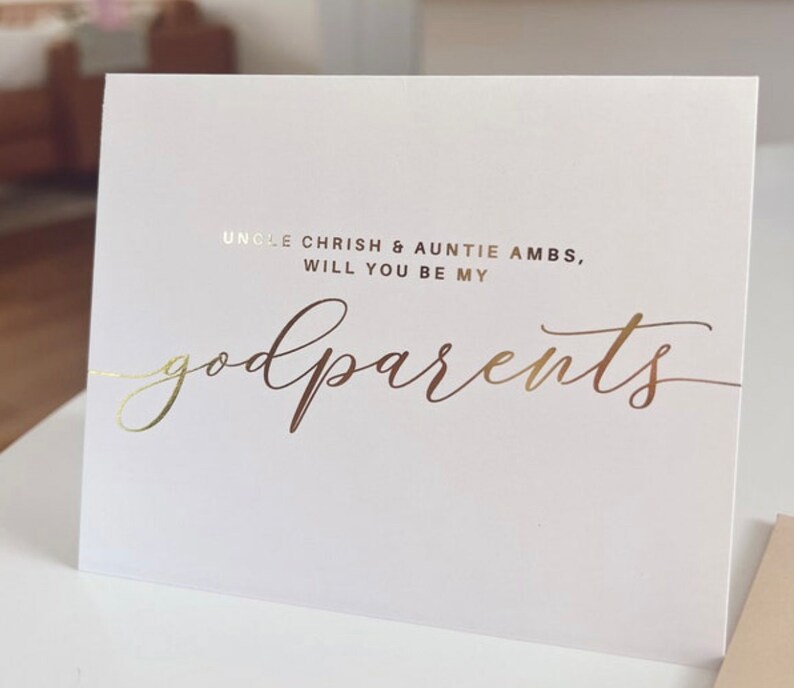 Will You Be My Godparents Card Godparents Proposal Card Be Etsy — free download