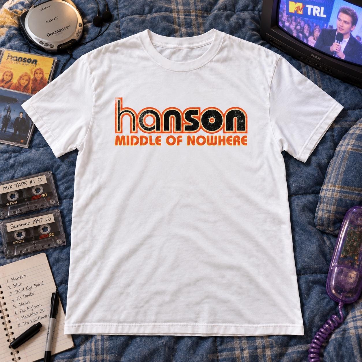 Vintage Hanson Tshirt - Etsy