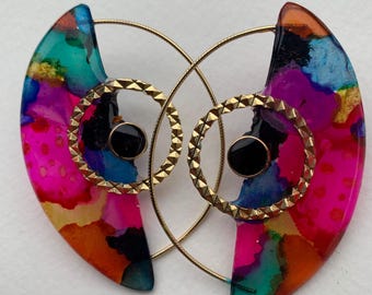 Dream Sculptures Statement Earrings (RESERVED), RESERVED For Etsy Awards