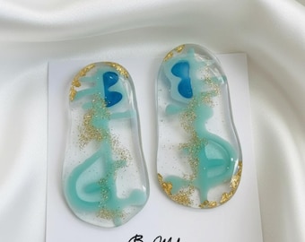 Celestial Drift Earrings Statement Earrings