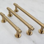 Round Champagne Bronze Gold Drawer Pulls Drawer Knobs Etsy