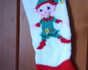 Elf Girl Stocking DIGITAL PATTERN ONLY - Etsy