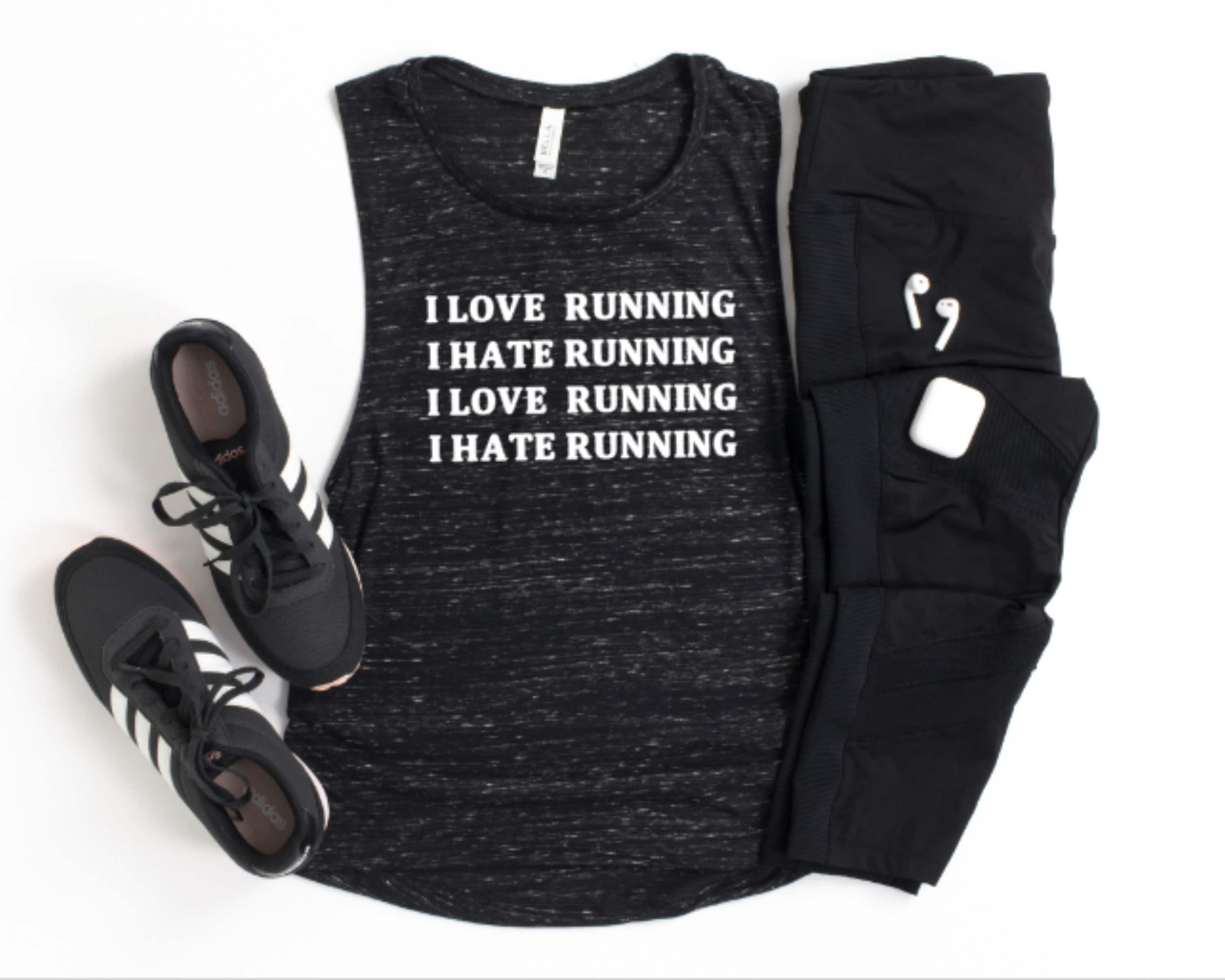 I Love Running I Hate Running Running Shirts Funny Slogans - Etsy