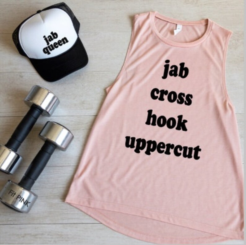 Jab Cross Hook Uppercut Women's Boxing Tank Boxing Etsy