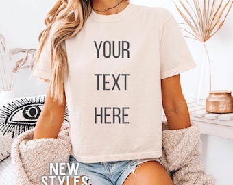 Personalized Crop Top Shirts - Personalized Marathon Shirt - Crop Tops - Create Your Own Running Boxy Tee - Custom 5k Crop Top for Women
