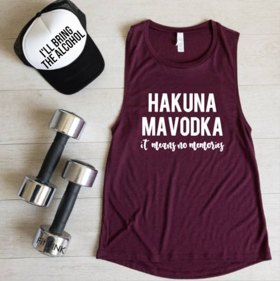 Hakuna MaVodka Women's Tank, Hakuna Masquata, Brunch Shirt, Bachelorette Weekend, Drinking Shirts, Girls Weekend Hakuna MaVodka Women's Tank, Hakuna Masquata, Brunch Shirt, Bachelorette Weekend, Drinking Shirts, Girls Weekend