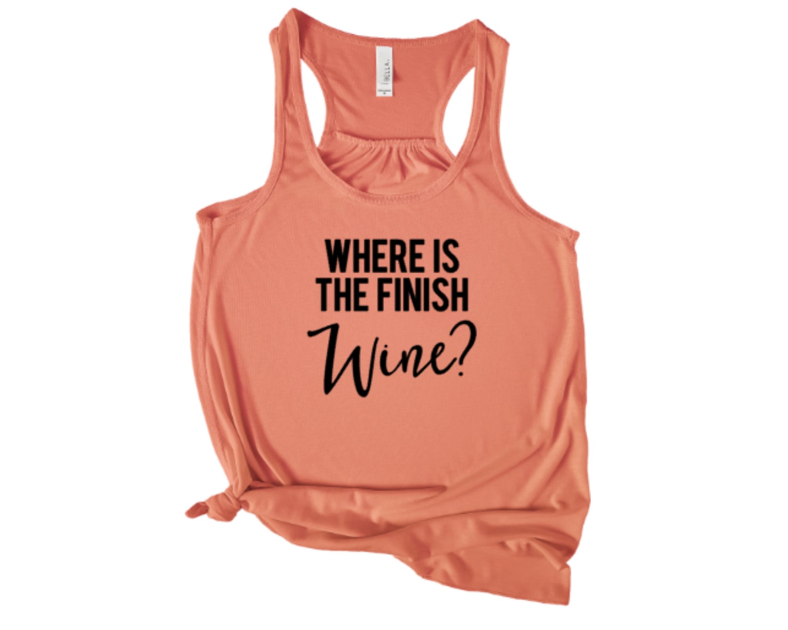 Where is the Finish Wine Funny Running Tank Tops With Etsy