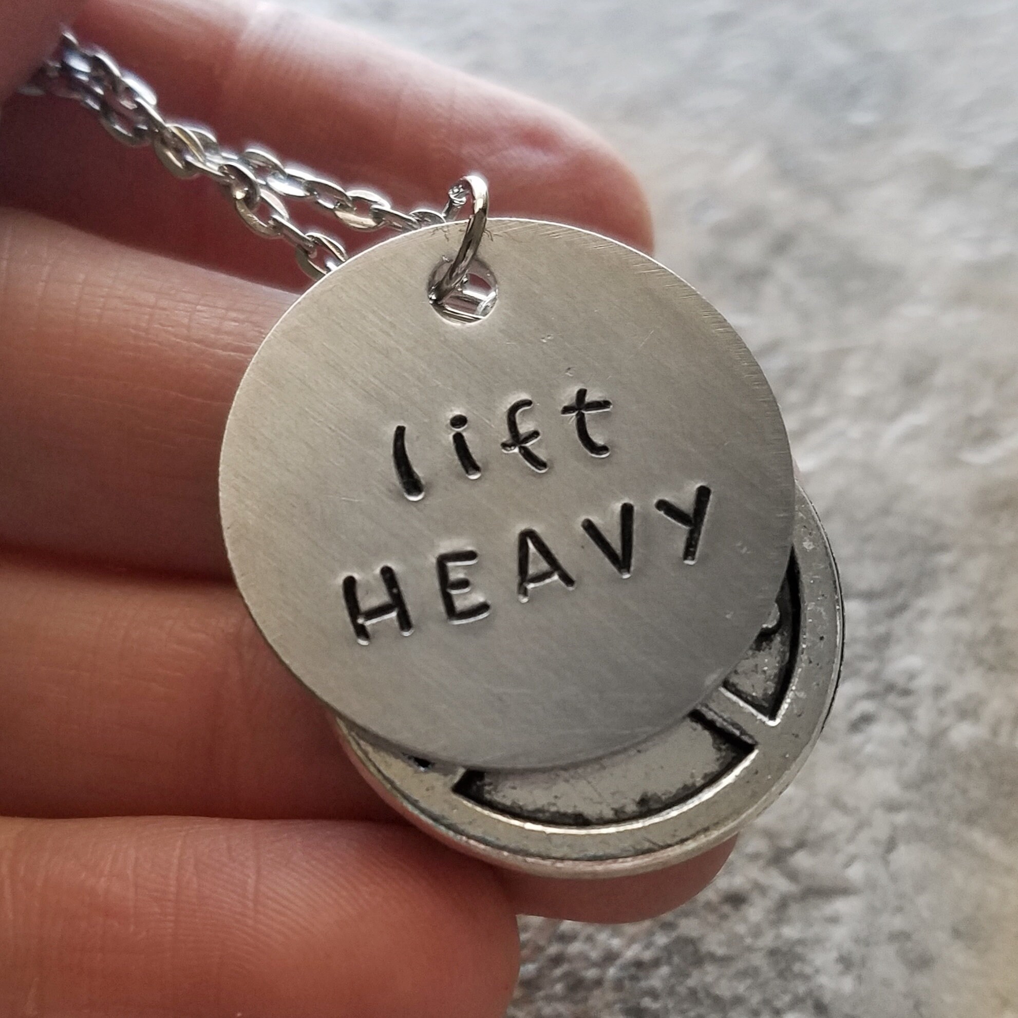Lift Heavy Necklace Weight Lifting Jewelry With 20kg Weight Etsy