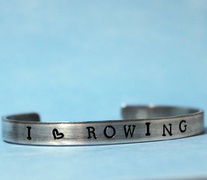 I Love Rowing Bracelet Row Machine Jewelry Cross Fitness | Etsy
