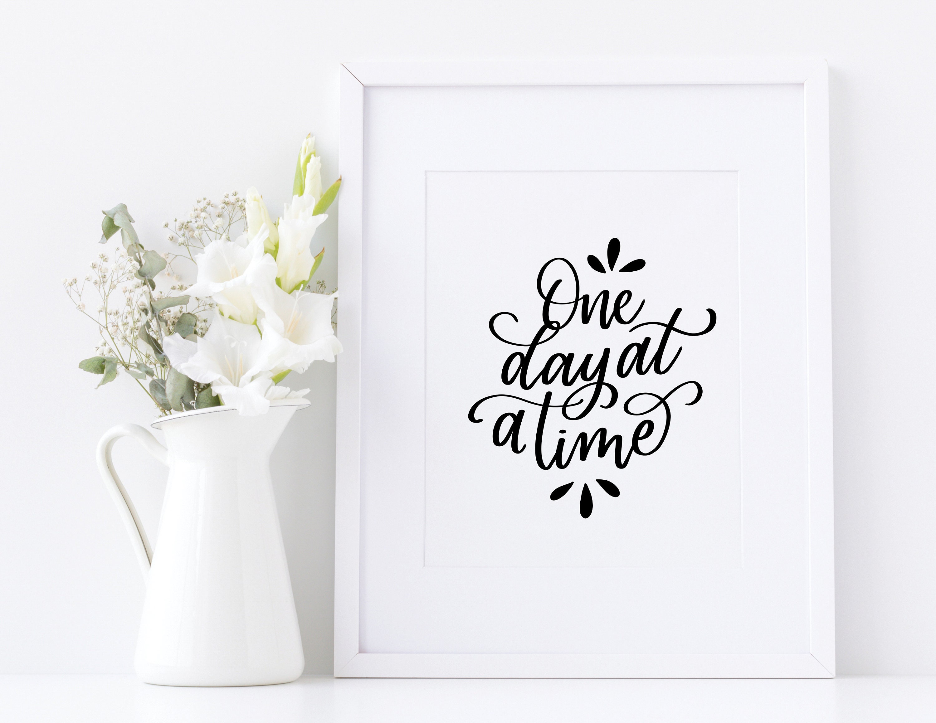 One Day at a Time Printable Instant Download One Day at a - Etsy France