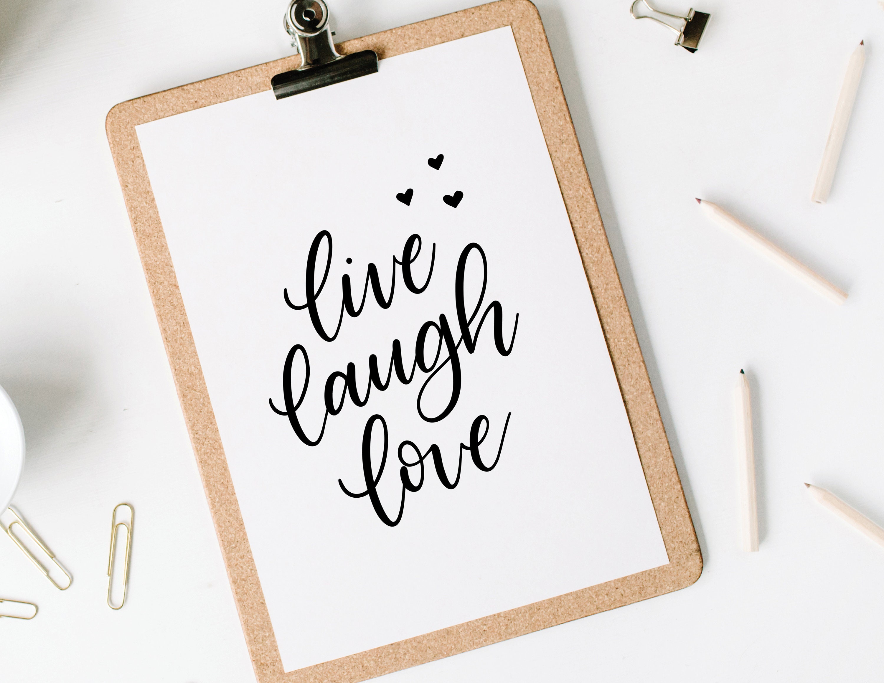 Live Laugh Love Print Live Laugh Love Sign Modern Etsy España