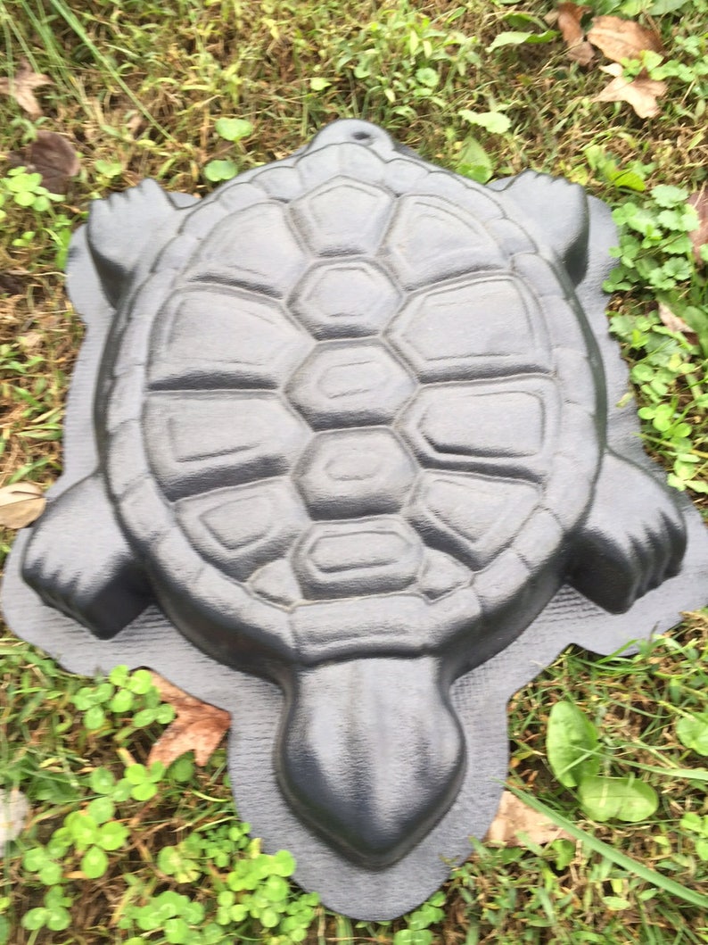 Turtle Stepping Stone Mold Concrete Cement Mold to make garden Etsy
