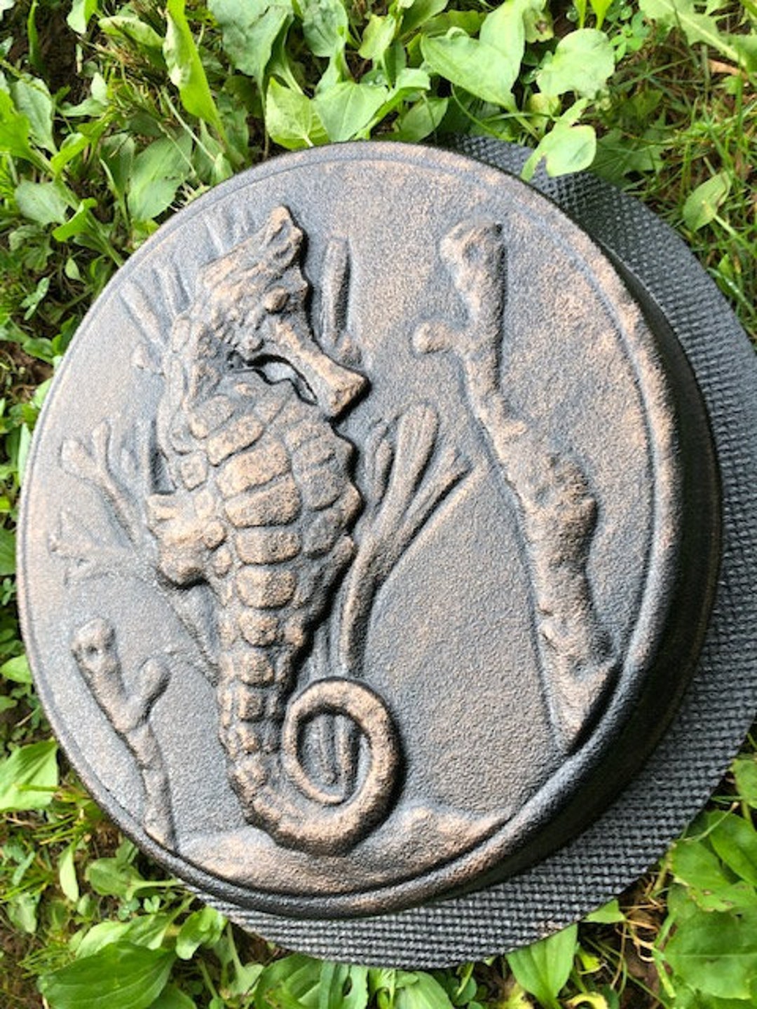 Sea Horse Stepping Stone Mold Use to Make Your Own Stepping Stones Made