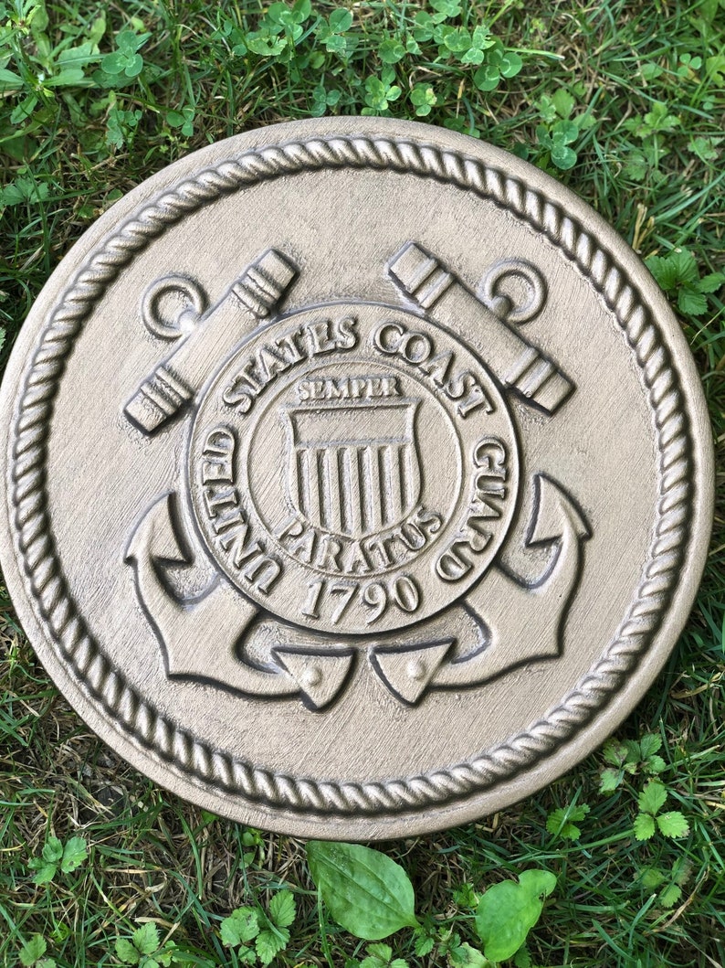 Coast Guard Military Stepping Stone Mold Diy Kit Home Decor