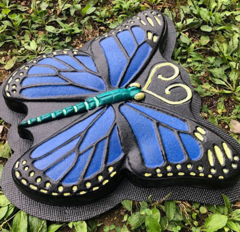 Butterfly Stepping Stone Mold Use for Walkways or Painting Etsy