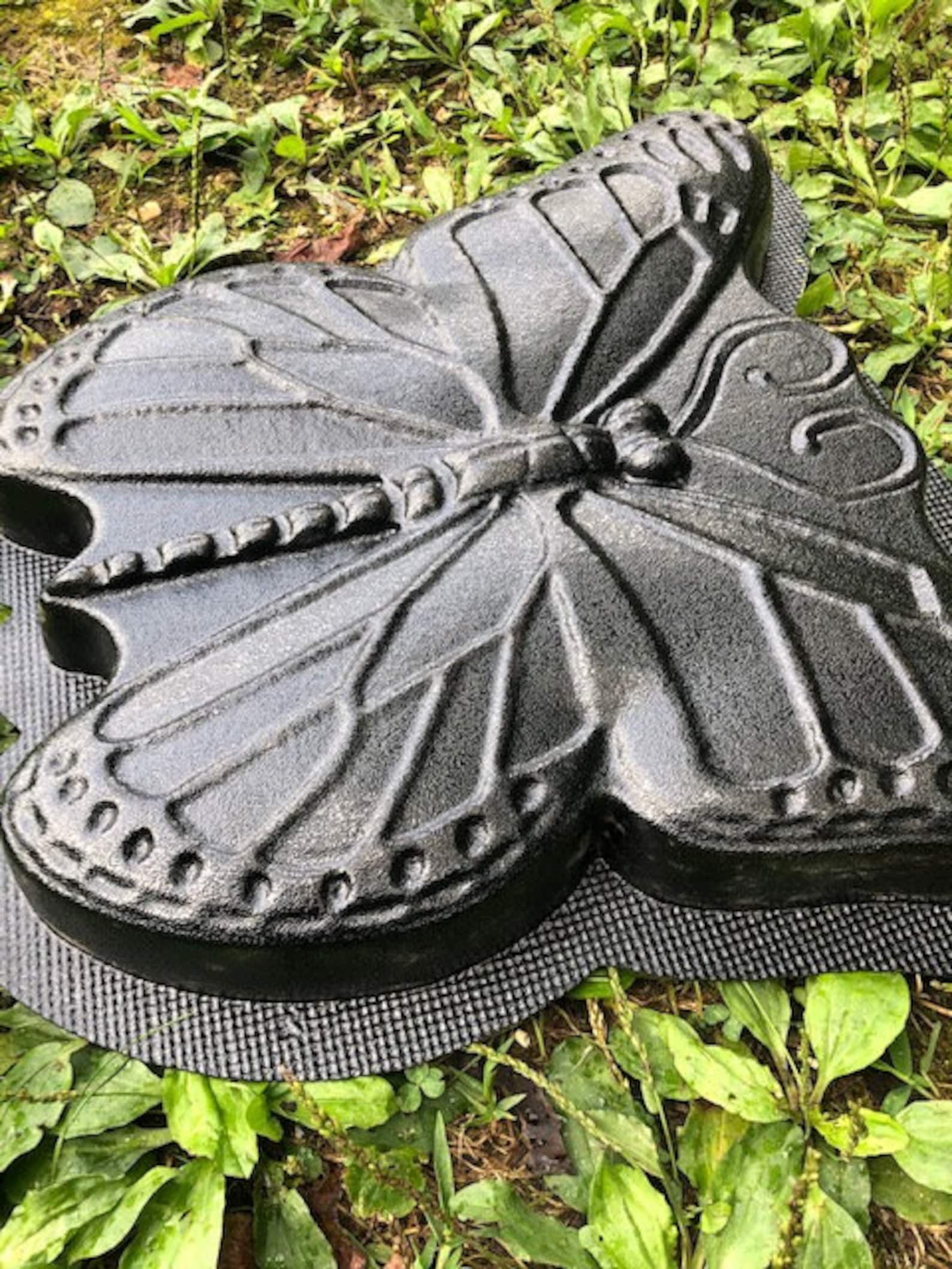 Butterfly Stepping Stone Mold Use for Walkways or Painting Etsy