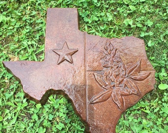 Texas  Stepping Stone Mold  Use to make your own Stepping Stones Made from abs plastic