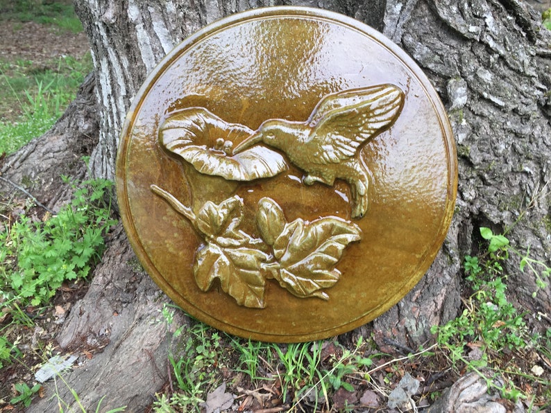 Hummingbird Stepping stone mold Garden path Decorations Etsy