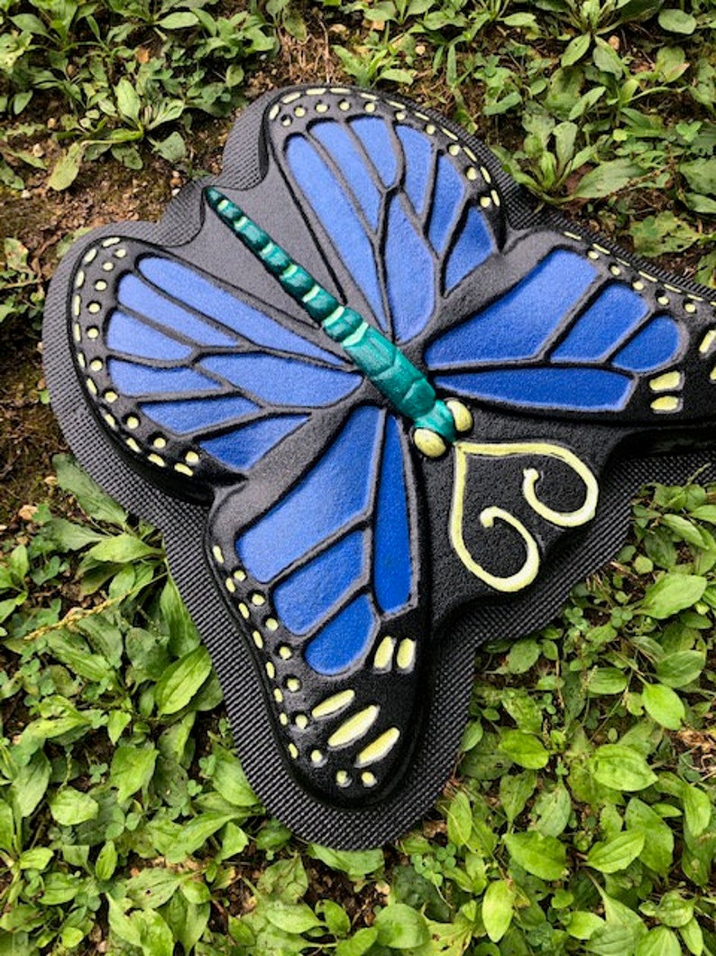 Butterfly Stepping Stone Mold Use for Walkways or Painting Etsy