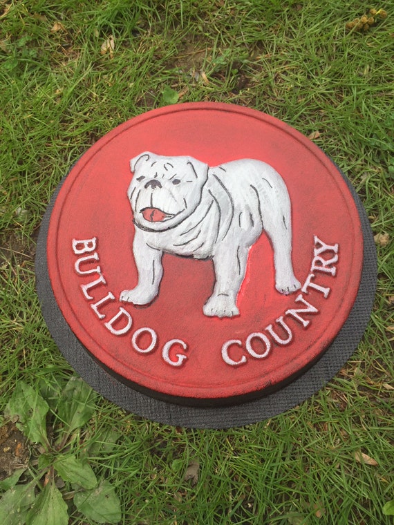 Stepping Stone Mold Bulldog Garden Path Decorations Etsy