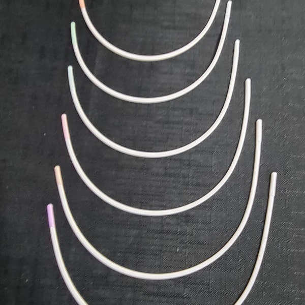 Short Vertical Bra Making Replacement Wire/Underwire - Heavy Gauge - See Chart for Sizing - DIY Lingerie Supplies, Bra Making
