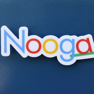 Nooga Vinyl Sticker - Chattanooga, Tennessee Google