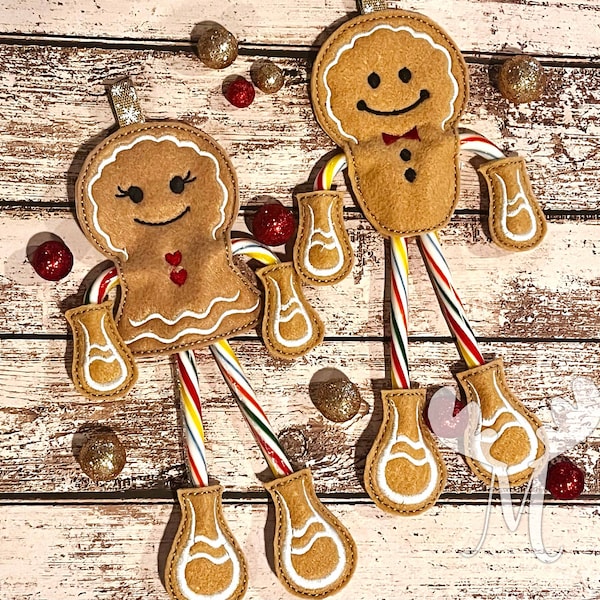 Gingerbread Candy Cane Holder Pattern Etsy