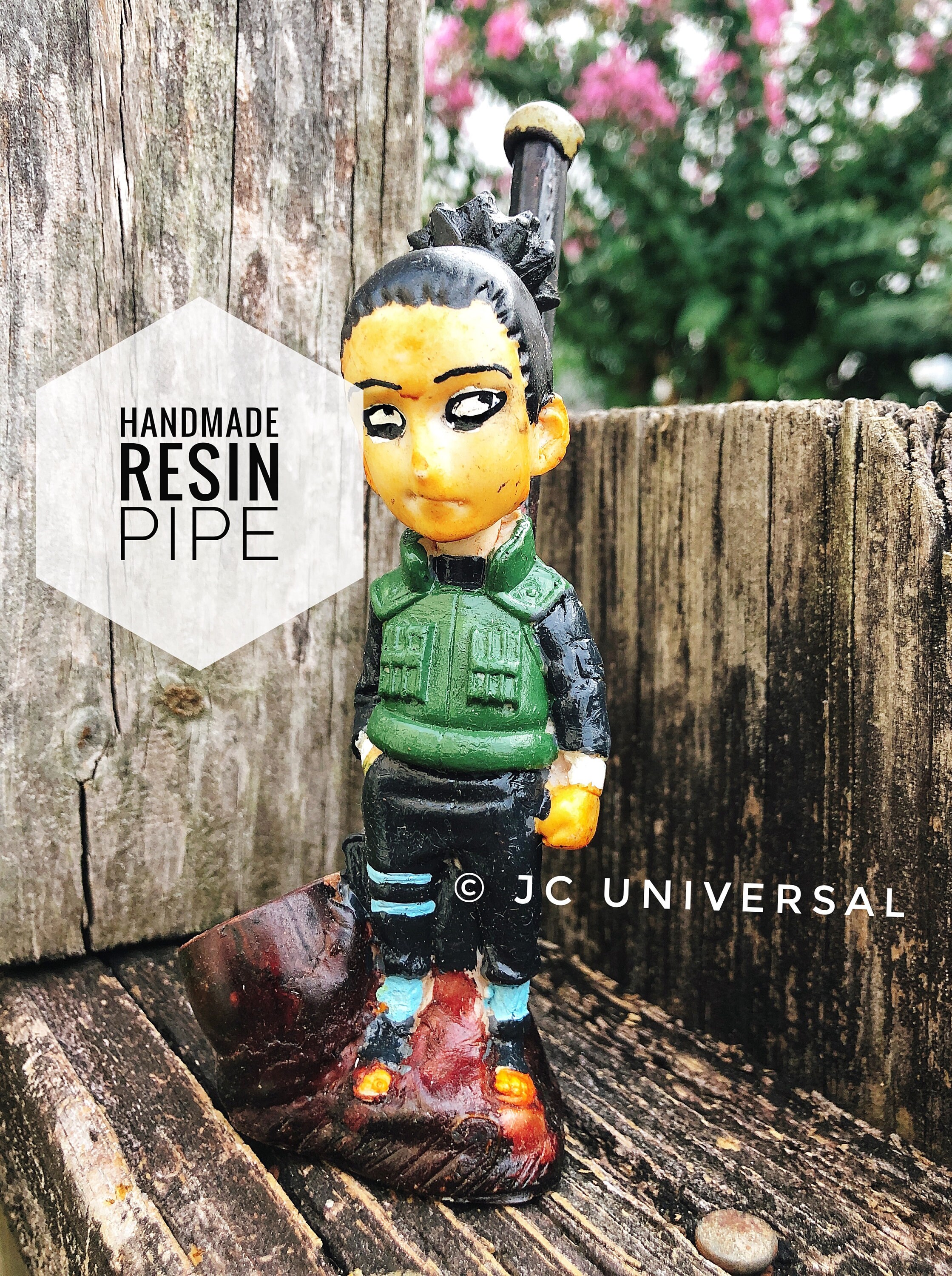Naruto Shikamaru Nara Handmade Rasin Tobacco Smoking Pipe Etsy
