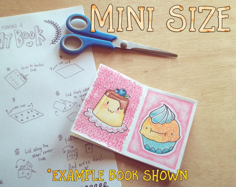 Download DIY Mini Zine Coloring Book Gemstones Coloring Book | Etsy