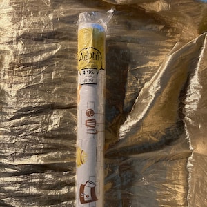 Vintage NOS 1960s ADORN selbstklebende Dekorierfolie aus Kunststoff - Kontaktpapier - 4 Meter - Vintage Küche