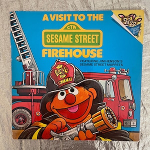 Vintage Sesame Street A Visit to the Sesame Street Firehouse Book