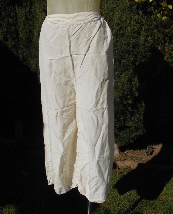 Womens Vintage 1940s Lightweight Wide Leg Palazzo