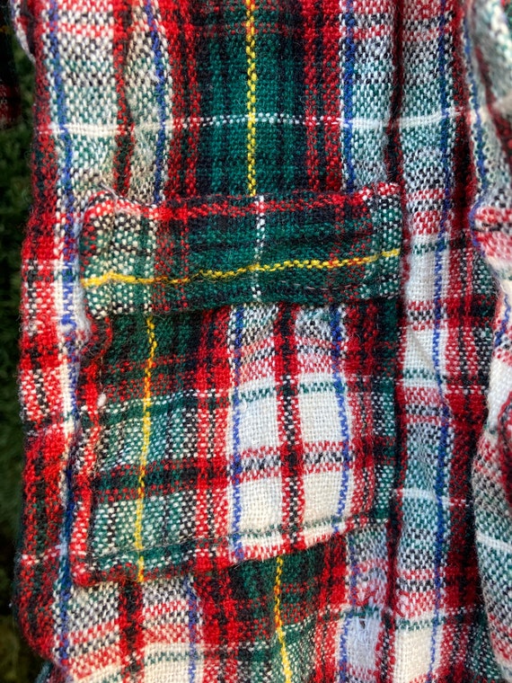 Vintage Childs Plaid Robe Approximate Size 2 - image 8