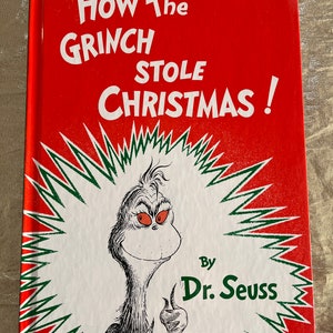 Druck von 1985 von How the Grinch Stola Christmas! Hardcover Buch - Dr Seuss - Ausgezeichnet