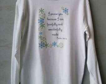 Wonderfully Made/Snowflake Long-sleeve **SALE**