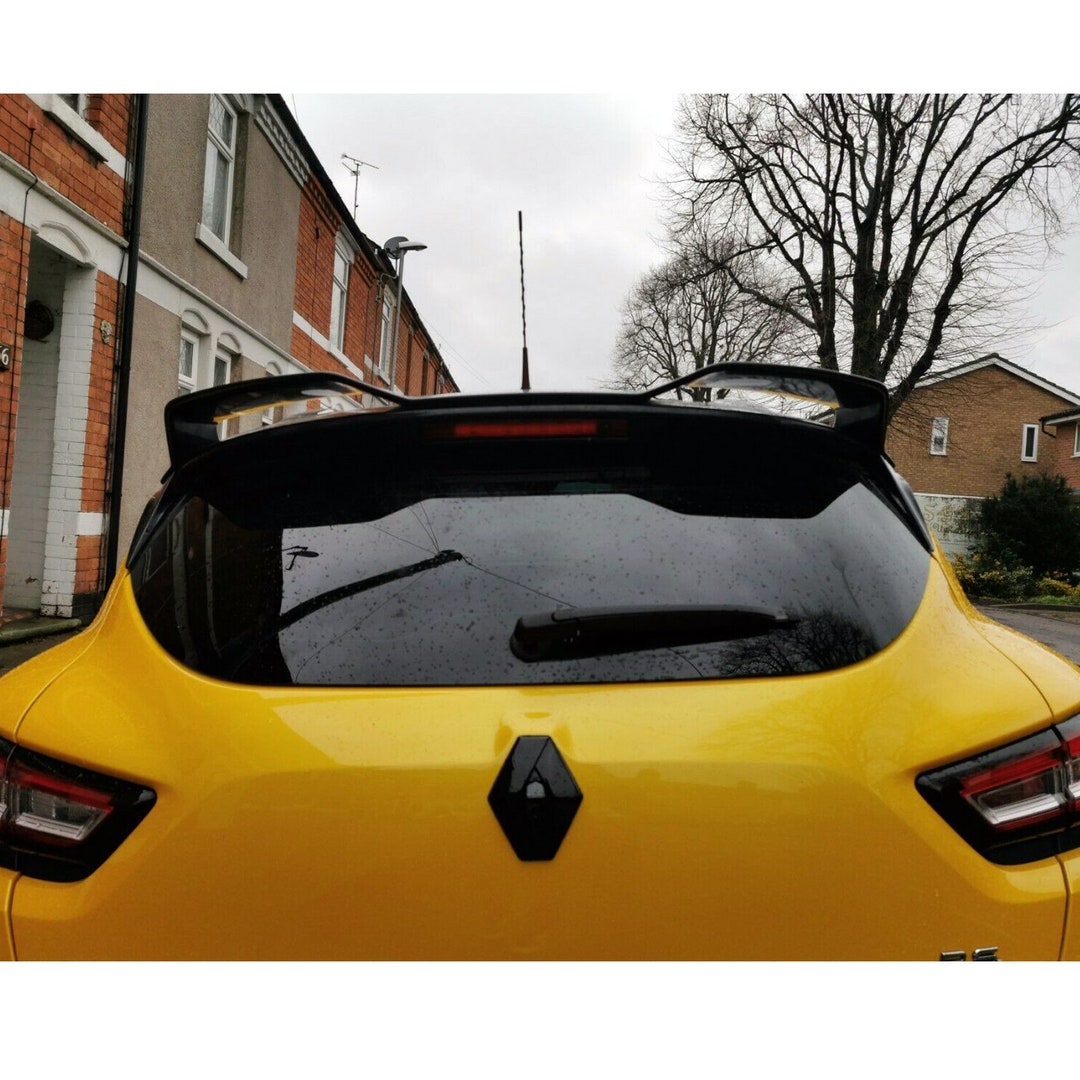 FRONT Badge COVER for Renault Clio MK4 FACELIFT (2016-2019) in Glossy Black  (FRONT-ONLY!) – KNRGrafix